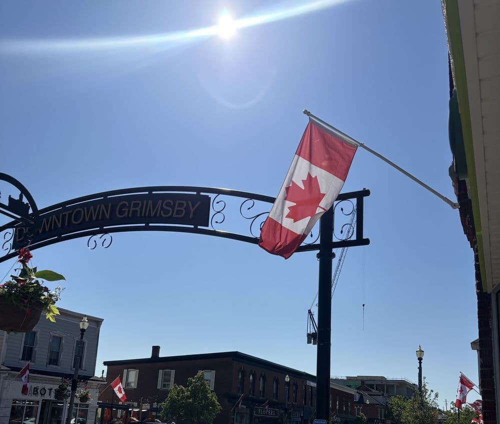 Downtown Grimsby Brings Back Canadian Flag Program for Second Year  image