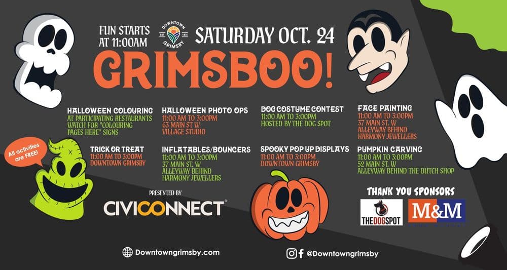 GrimsBOO! Returns to Downtown Grimsby for Third Year of Halloween Fun