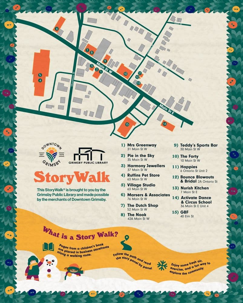 Winter StoryWalk 2025: “How Does Santa Go Down The Chimney?”